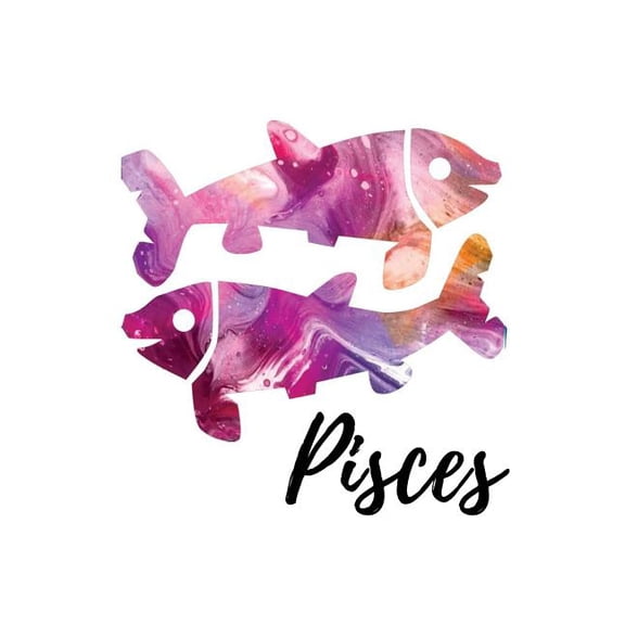 Pisces: Pisces Cornell Notes Purple