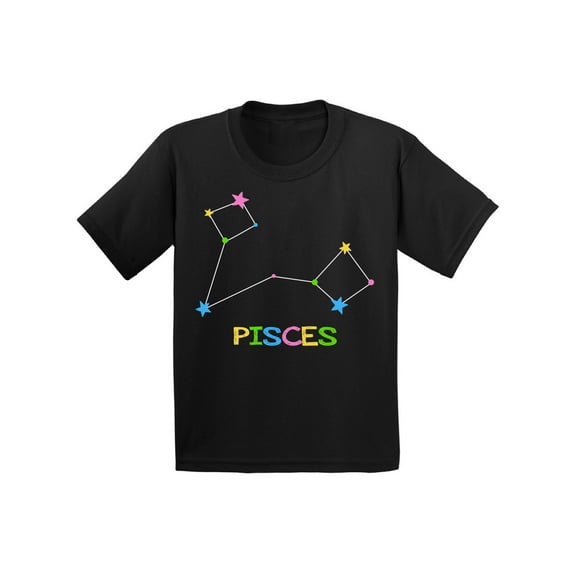 Pisces Shirt for Girls Boys - Toddler Zodiac Sign - Birthday Gifts 2T 3T 4T 5T 6T