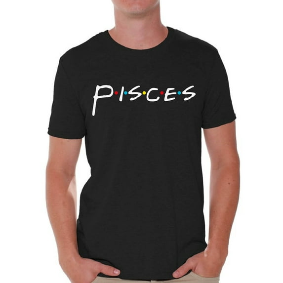 Pisces Tee Shirt for Men - Zodiac Sign Horoscope Birthday Gifts