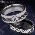 thumbnail image 1 of Pisces Tungsten Carbide Ring, 1 of 9