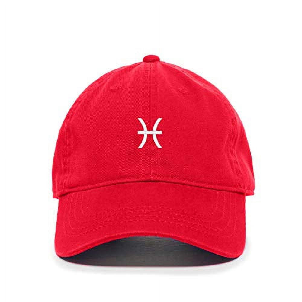 Aquarius Zodiac Embroidered Dad Hat - Adjustable Cotton Baseball Cap, Olive Green - View #3
