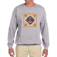 thumbnail image 1 of Pisces Zodiac Ethnic Style Sweatshirt Men -Image by Shutterstock, Male Small, 1 of 4