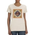 thumbnail image 1 of Pisces Zodiac Ethnic Style T-Shirt Women -Image by Shutterstock, Female Medium, 1 of 4