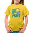 thumbnail image 1 of Pisces Zodiac Graphic - Twin Fish Retro Art Design Youth's T-shirt, 1 of 4