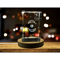 Pisces Zodiac Sign 3D Engraved Crystal Keepsake Gift
