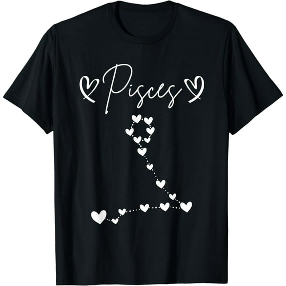 Pisces Zodiac Sign Horoscope February March Birthday T-Shirt