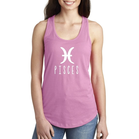Pisces Zodiac Sign Racerback Tank