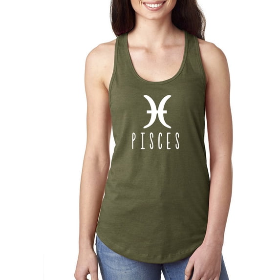 Pisces Zodiac Sign Racerback Tank