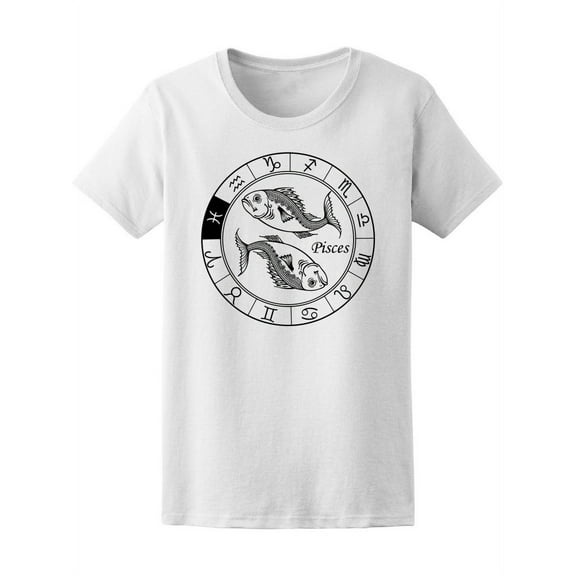 Pisces Zodiac Sign T-Shirt Men -Image by Shutterstock, Male Medium