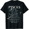 thumbnail image 1 of Pisces Zodiac Sign T-Shirt, 1 of 3