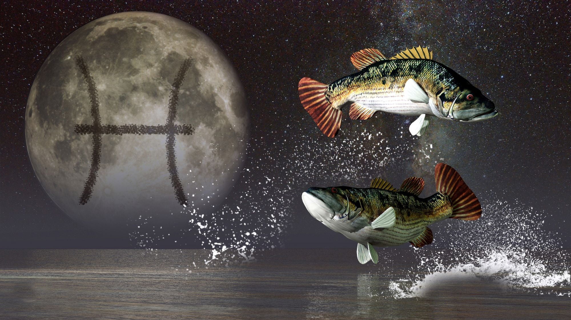 Pisces is the twelfth astrological sign of the Zodiac Canvas Art - Daniel EskridgeStocktrek Images (38 x 21)