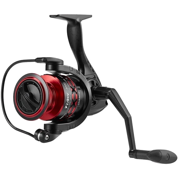 Piscifun Flame Spinning Fishing Reel 4000, Lightweight Design with 9+1 Ball Bearings, Carbon Fiber Drag up to 19.8lb, Smooth Reel for Freshwater and Saltwater Fishing, Red