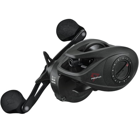 Piscifun Torrent II 200 Baitcasting Reel, 6.6:1/8.1:1 Gear Ratio, 20LB Max Drag, Magnetic Brake Baitcaster Fishing Reel