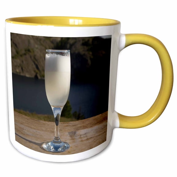 3drose, Pisco Sour, Chilean National Drink - Sa05 Dbn0013 - David Barnes, 11oz Two-tone Yellow Mug