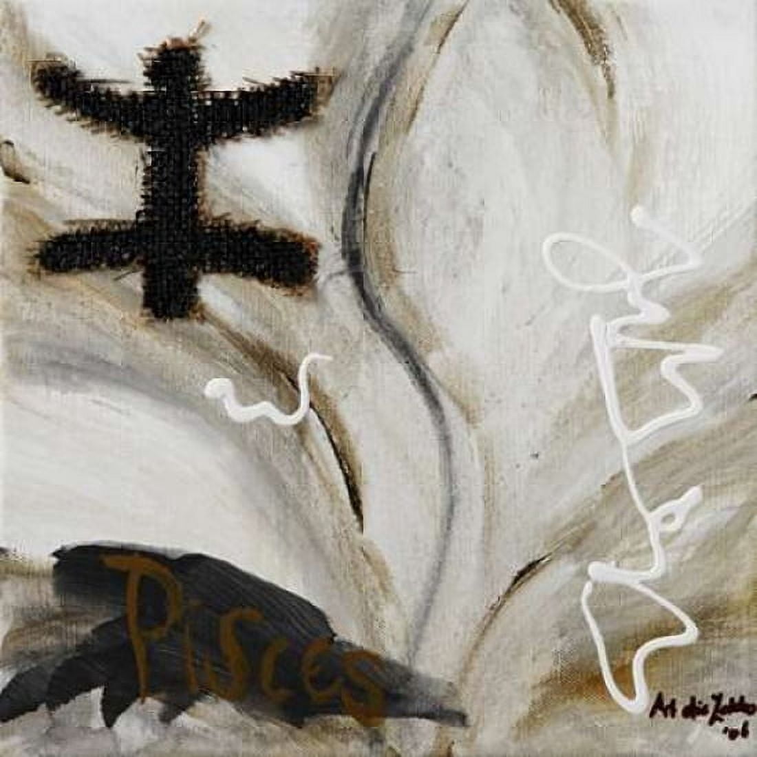 Piscus Canvas Art - Art die Zakko (24 x 24)