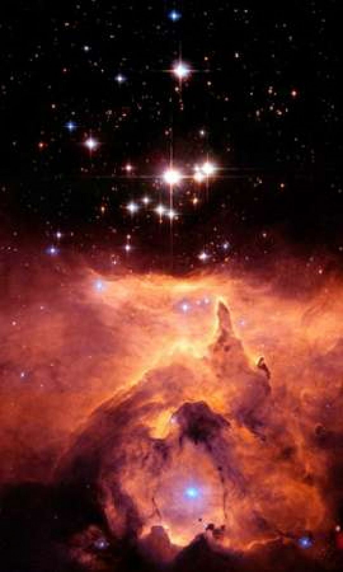 Pismis 24 and NGC 6357 Canvas Art - NASA (12 x 18)