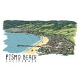 thumbnail image 1 of Pismo Beach, California, Line Drawing (24x36 Giclee Gallery Art Print, Vivid Textured Wall Decor), 1 of 3
