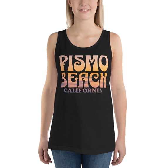 Pismo Beach, California Tank Top Women | Spring Break Summer Vacation Tank (M)