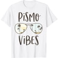 thumbnail image 1 of Pismo Beach Vibes California Ocean Sunset Sunglasses T-Shirt White 4X-Large, 1 of 4