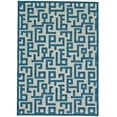 thumbnail image 1 of Pismo Geometric Maze Rug, Crystal Teal/Ivory, 2ft - 2in x 4ft Accent Rug, 1 of 3