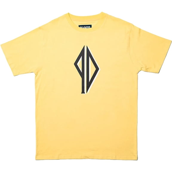 Piss Drunx Shadows Logo Short Sleeve T-Shirt Cream, Small, Men's