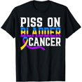 thumbnail image 1 of Piss On Bladder Cancer Warrior Bladder Cancer Awareness T-ShirtMen's and women's gift, black and white T-shirt, size: Extra large S-4XL, 1 of 4