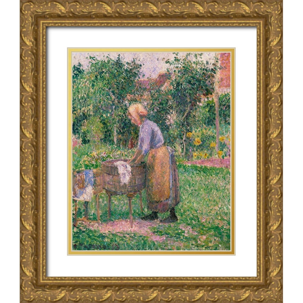 Camille Pissarro - Morning Sunlight Effect Eragny - ART+PLUS sale of prints on canvas, paintings and posters