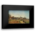 thumbnail image 1 of Pissarro, Camille 14x10 Black Modern Framed Museum Art Print Titled - View Of Pontoise 1873, 1 of 5
