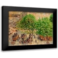 thumbnail image 1 of Pissarro, Camille 14x12 Black Modern Framed Museum Art Print Titled - Place du Theatre-Francais, Spring, 1 of 5