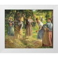 thumbnail image 1 of Pissarro, Camille 14x12 White Modern Wood Framed Museum Art Print Titled - Hay Harvest at Eragny, 1 of 4