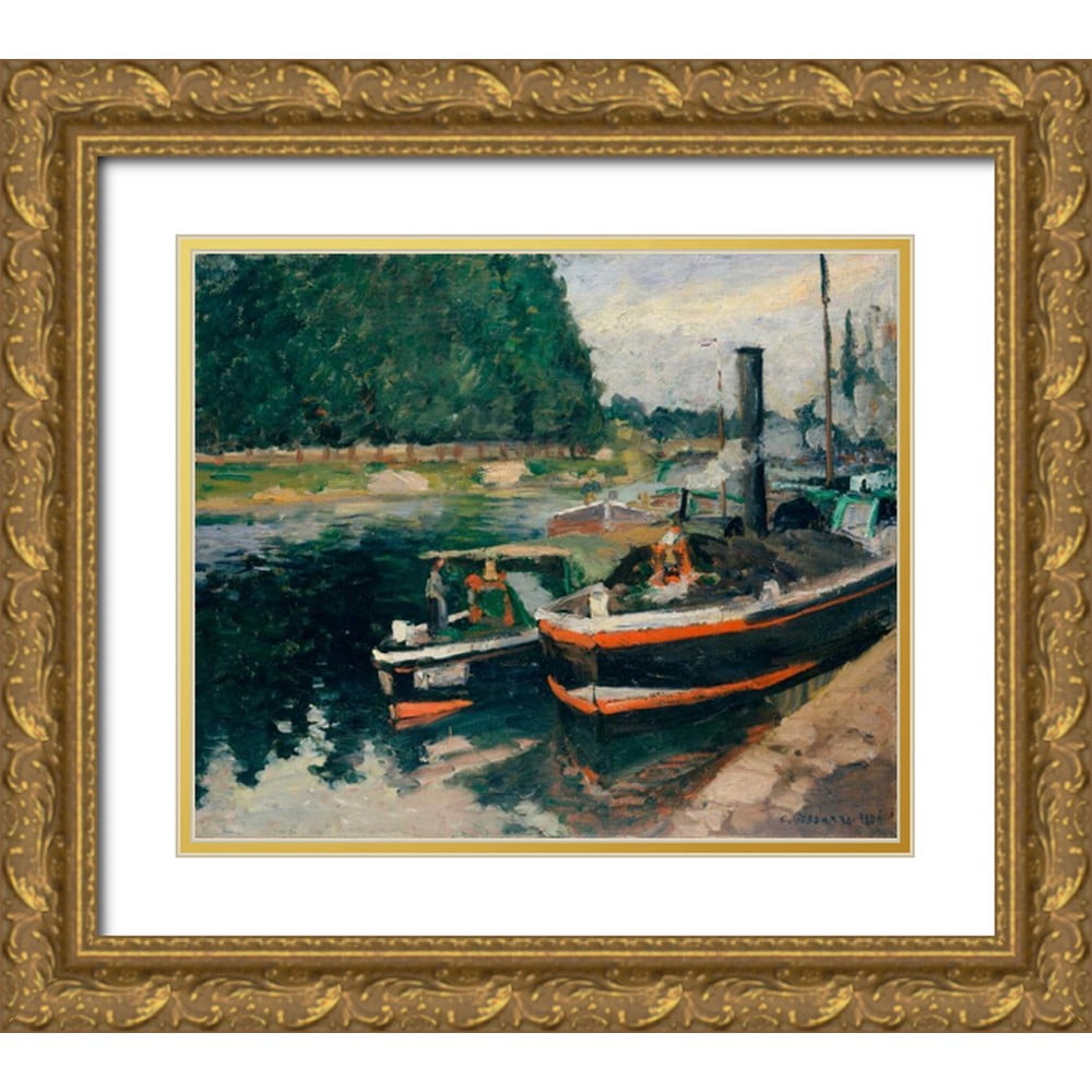 Camille Pissarro Canvas Print – A Creek in St. Thomas Wall Art