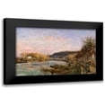 thumbnail image 1 of Pissarro, Camille 24x16 Black Modern Framed Museum Art Print Titled - The Seine at Bougival, 1 of 5