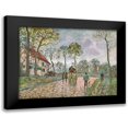 thumbnail image 1 of Pissarro, Camille 24x19 Black Modern Framed Museum Art Print Titled - Louveciennes stagecoach, 1 of 5