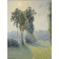 thumbnail image 1 of Pissarro Landscape Saint Charles Gisors Sunset Painting Extra Large XL Wall Art Poster Print, 1 of 3