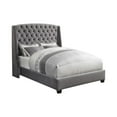thumbnail image 1 of Pissarro Queen Tufted Upholstered Bed Grey, 1 of 4