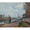 thumbnail image 1 of Pissarro: The Oise, 1876. /N'The Oise Near Pontoise In Grey Weather.' Oil On Canvas, Camille Pissarro, 1876. Poster Print by  (24 x 36), 1 of 1