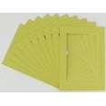 thumbnail image 1 of Pistachio Acid Free 10x12 Picture Frame Mats with White Core Bevel Cut for 8x10 Pictures - Fits, 1 of 3
