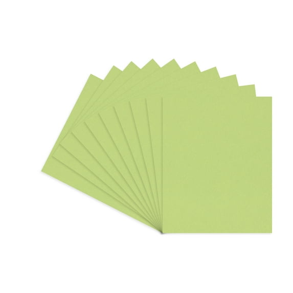 Pistachio Acid Free 5x7 Backing Board - Uncut Photo Mat Board - 10 Sheets