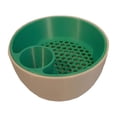 thumbnail image 1 of Pistachio Bowl Set Double Dish Snack Serving Bowl With Food Waste Compartment For Fruits Popcorn Edamame Cherries Large Tableware Kitchen Dining Accessories, 1 of 7