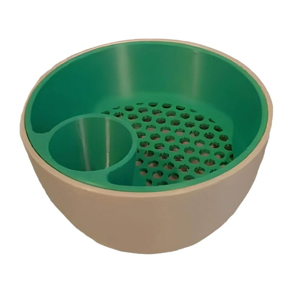 Pistachio Bowl Set Double Dish Snack Serving Bowl With Food Waste Compartment For Fruits Popcorn Edamame Cherries Large Tableware Kitchen Dining Accessories