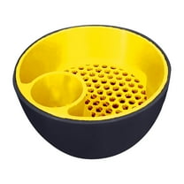 Pistachio Bowl Set With Storage Holder Large Double Dish Snack Serving Bowl With Food Waste Compartment For Pistachios Edamame Cherries Popcorn Fruits Tableware Home Decor