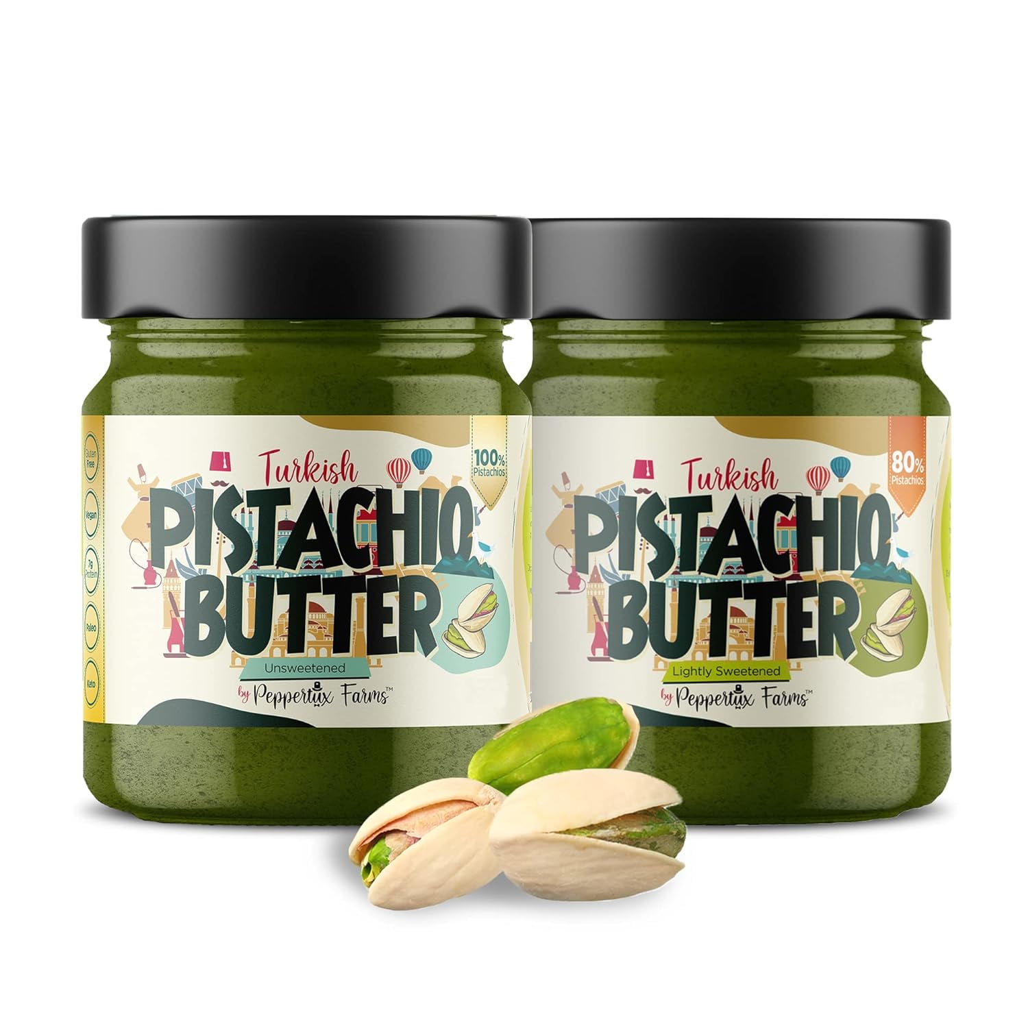 Pistachio Butter Natural Vegan Spread Pistachio Paste For Baking