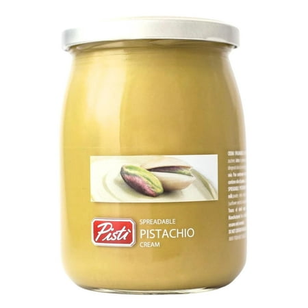 Pistachio Cream Spread from Sicily 21.2 oz (600g) – Italian Nut Spread with Bronte Pistachios