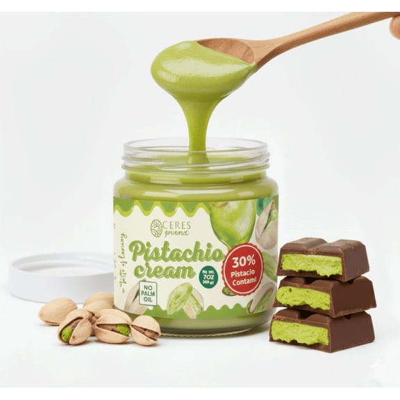 Ceres Gourmet Pistachio Cream Spread Gourmet Pistachio Butter & Paste 7 oz (200g)