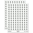 thumbnail image 1 of Pistachio Nut Drawing 200+ Round Stickers - White - Gloss Finish - 0.50" Size, 1 of 3