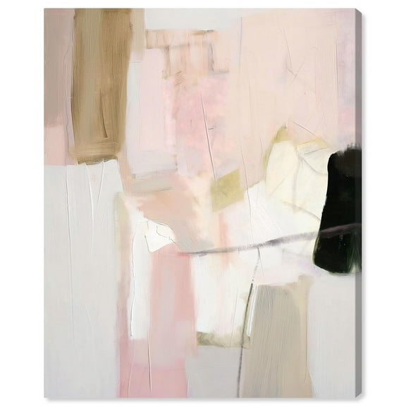 Pistachio Pink II Canvas Contemporary Art by Art Remedy, Gallery Wrapped, 36 x 45