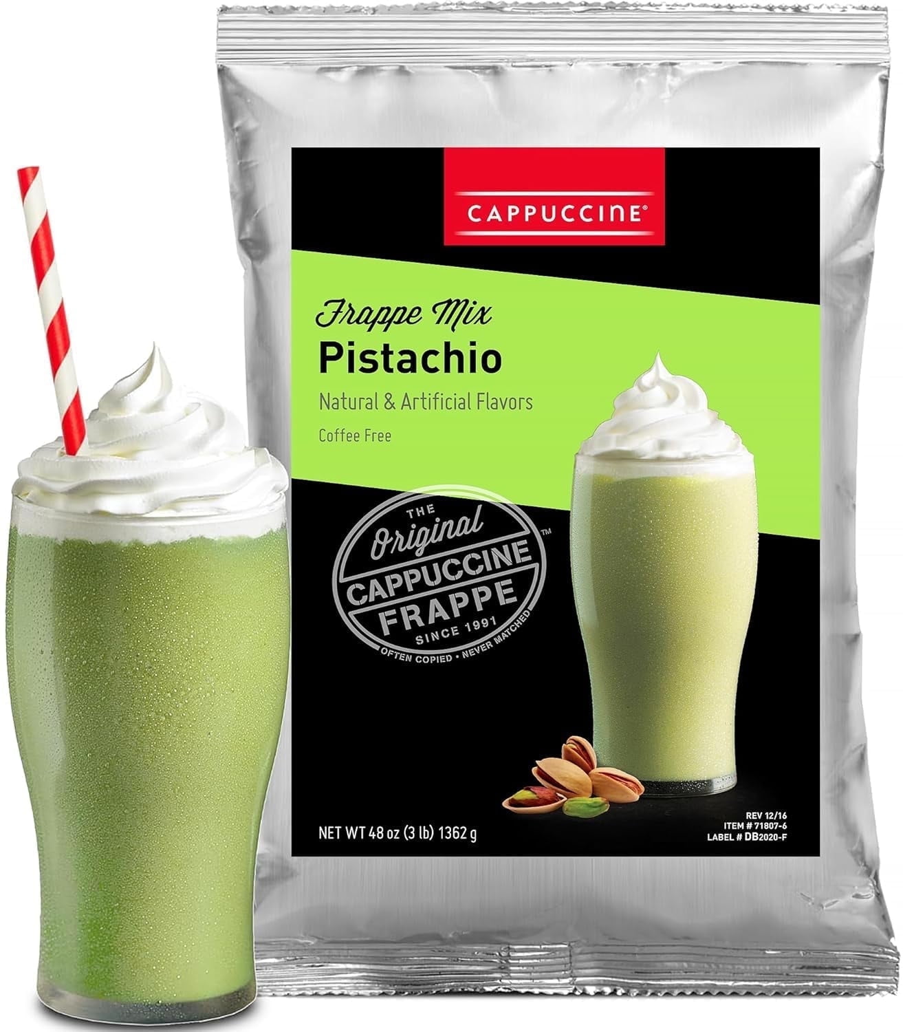 Cappuccine Pistachio Powder, 3lbs x 1 Bag