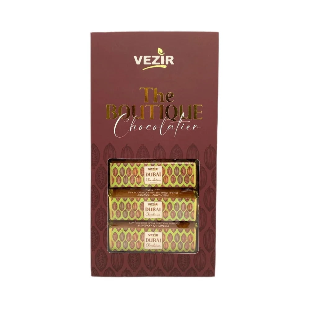 Pistachio Praline Dubai Chocolate Bar – Crispy & Nutty Delight 37gr (6pcs)