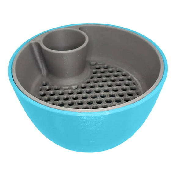 Pistachio Snack Serving Bowl with Storage Holder Large Double Dish for Edamame Cherries Popcorn Fruits Ideal Kitchen Tableware