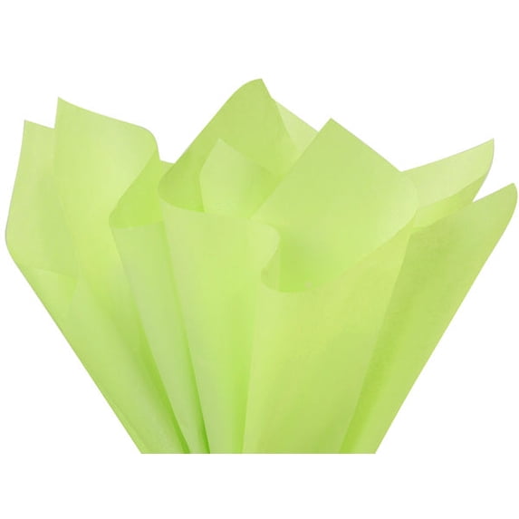 Pistachio Tissue Paper Squares, Bulk 10 Sheets, Feronia Packaging, Large 15x20 Inch